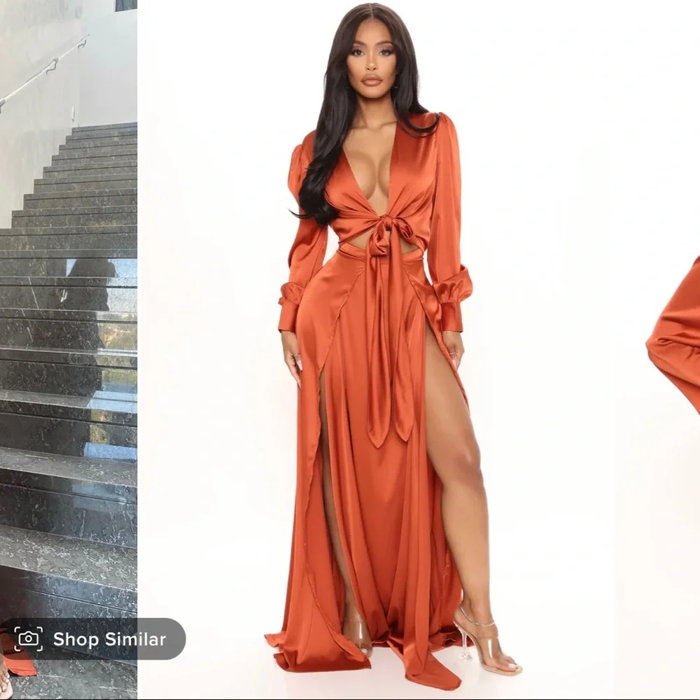 Fashion nova maxi dress (brand new still in package) - Picture 2 of 3